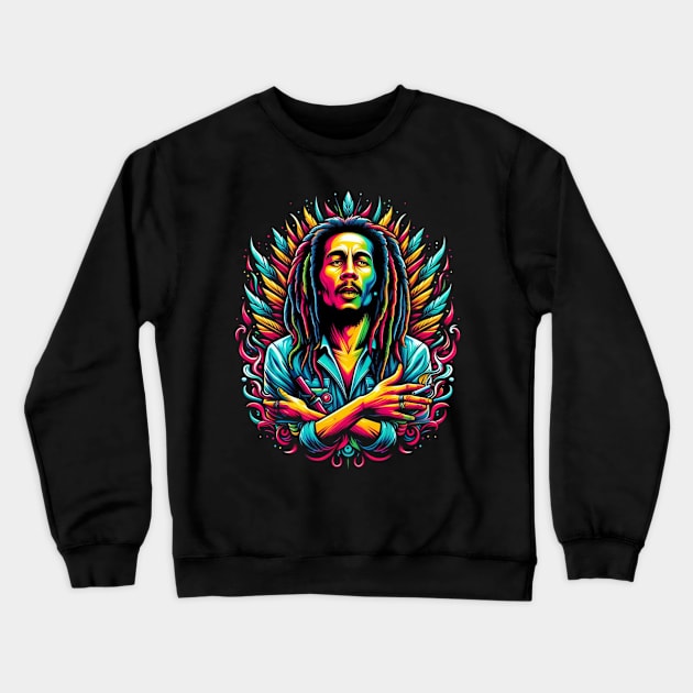 Bob Marly Crewneck Sweatshirt by unn4med